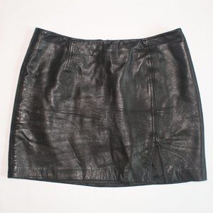 Leather Mini Skirt